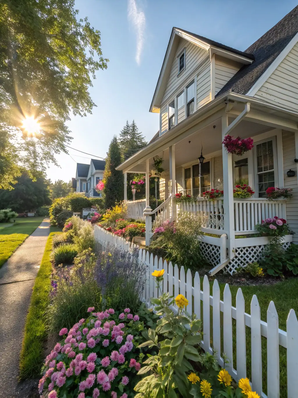A cozy, well-maintained house with a welcoming front porch, symbolizing safe and affordable housing provided by DMV Legacy's housing assistance program.